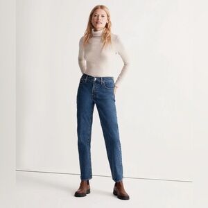 Madewell The Perfect Vintage Straight Jean  Bright Indigo Instacozy Edit size 26